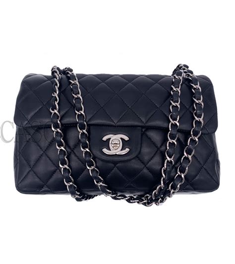 chanel borsa pelle nera|Chanel borse.